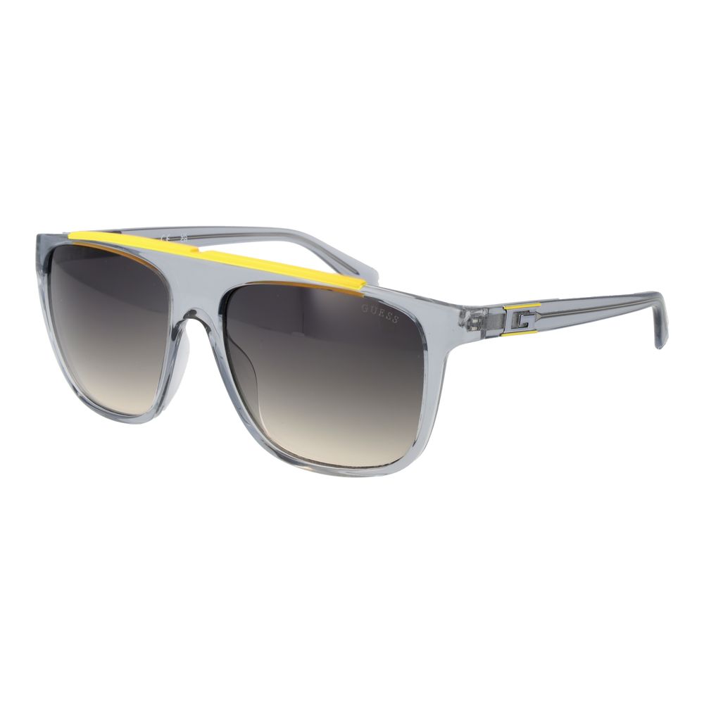 Guess Gray Plastic Men's Sunglasses