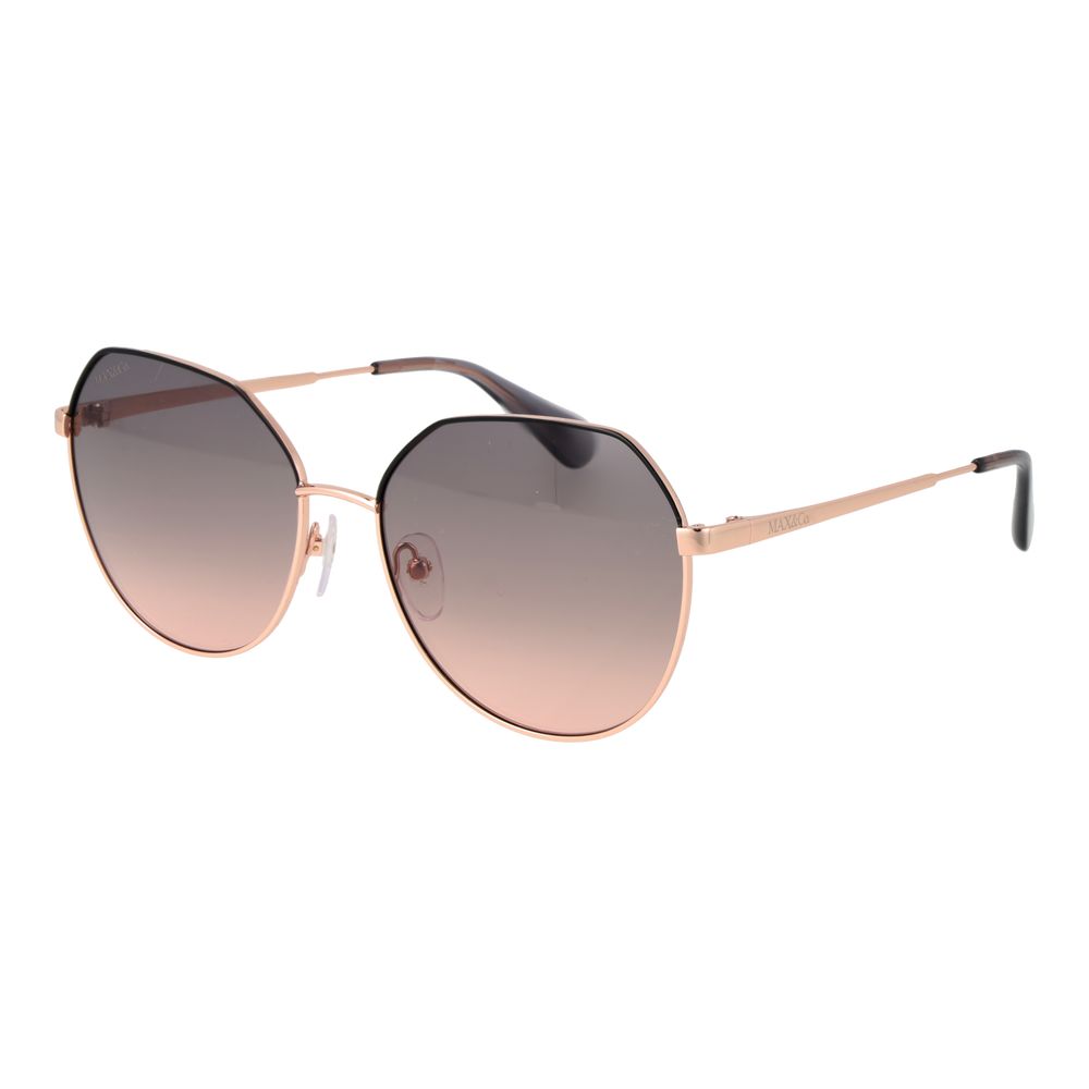 Max & Co Rose Gold Metal & Plastic Women's Sunglasses