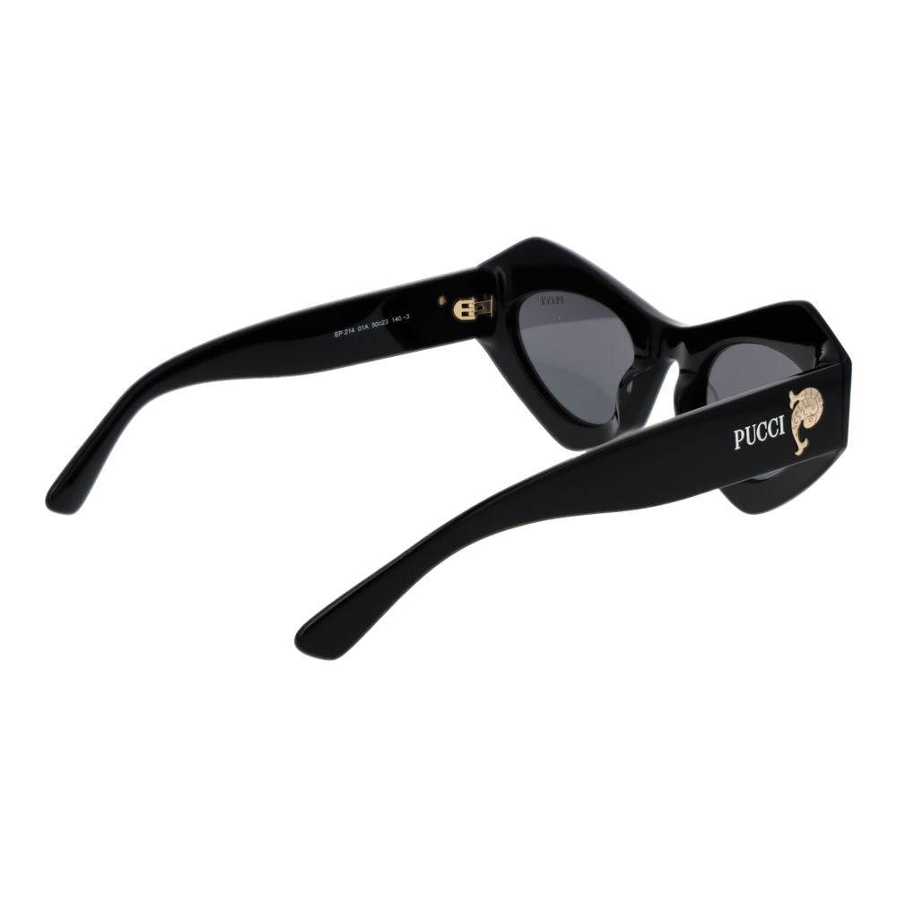 Emilio Pucci Black Plastic Women's Sunglasses