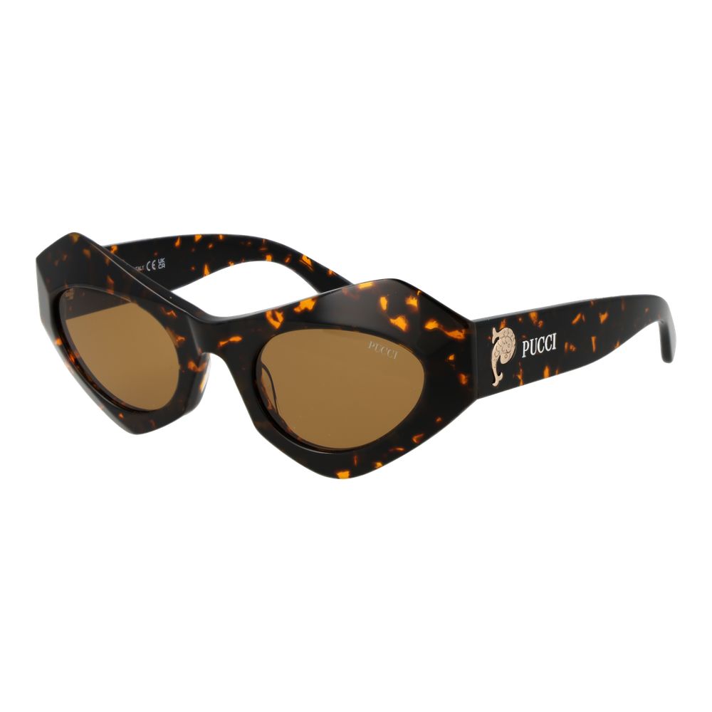 Emilio Pucci Brown Plastic Women's Sunglasses