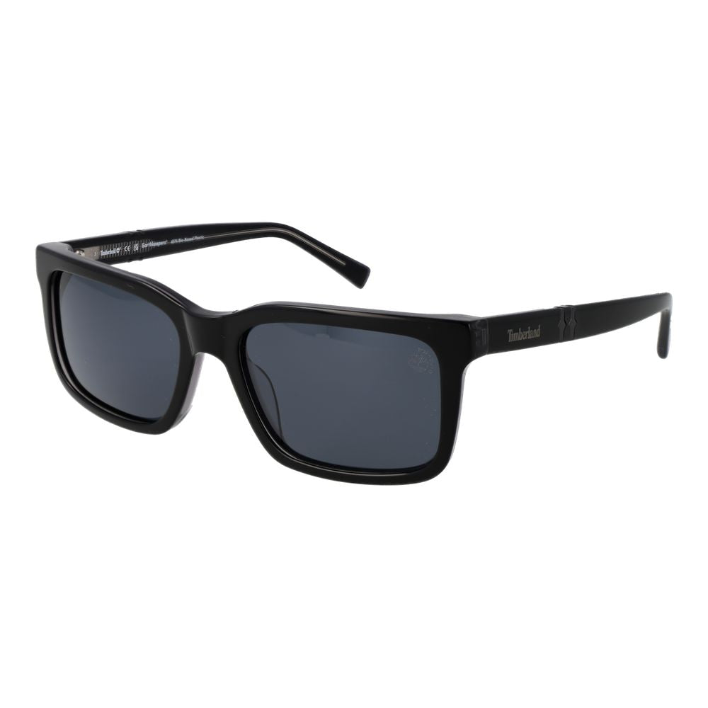 Timberland Black Plastic Men's Sunglasses