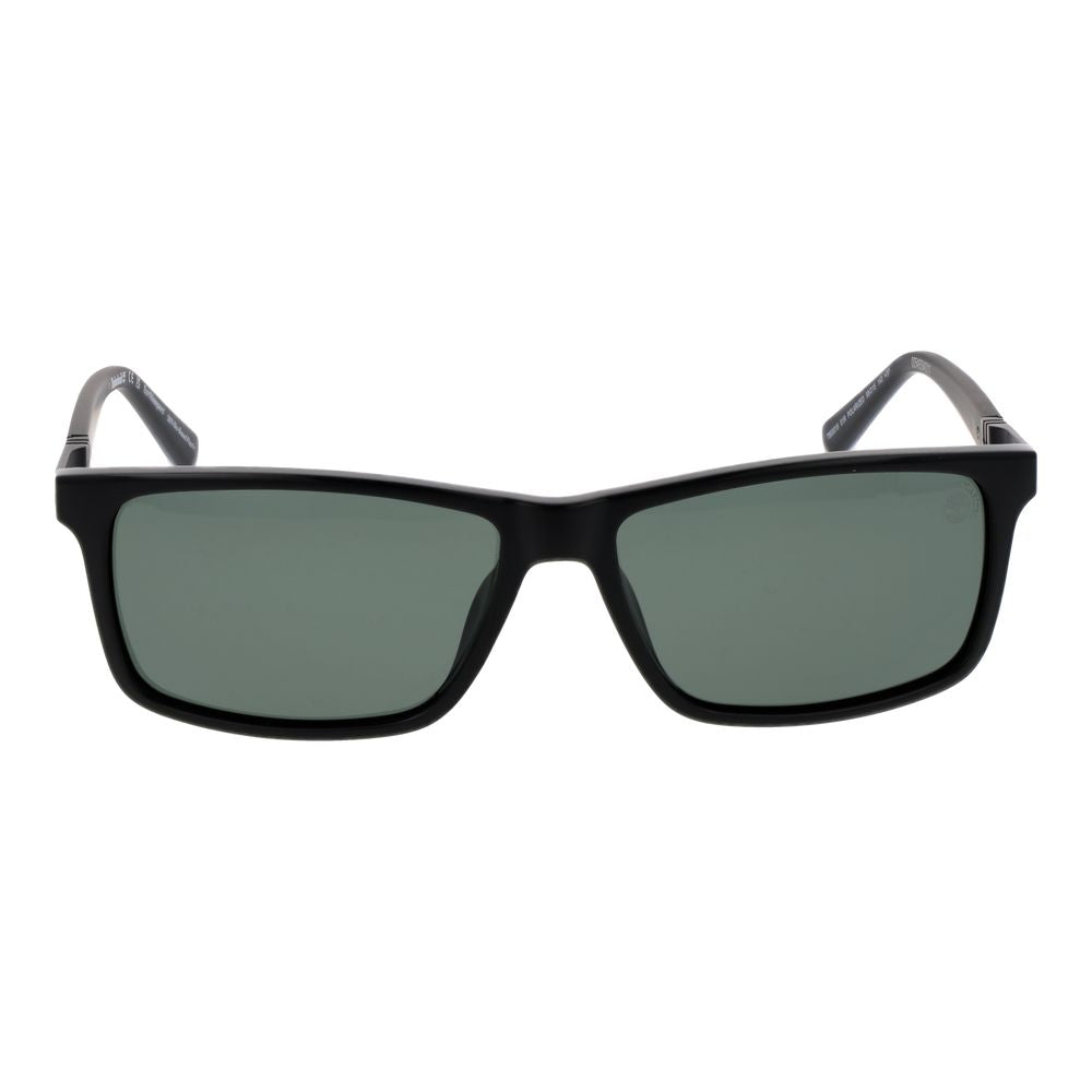 Timberland Black Plastic Men's Sunglasses