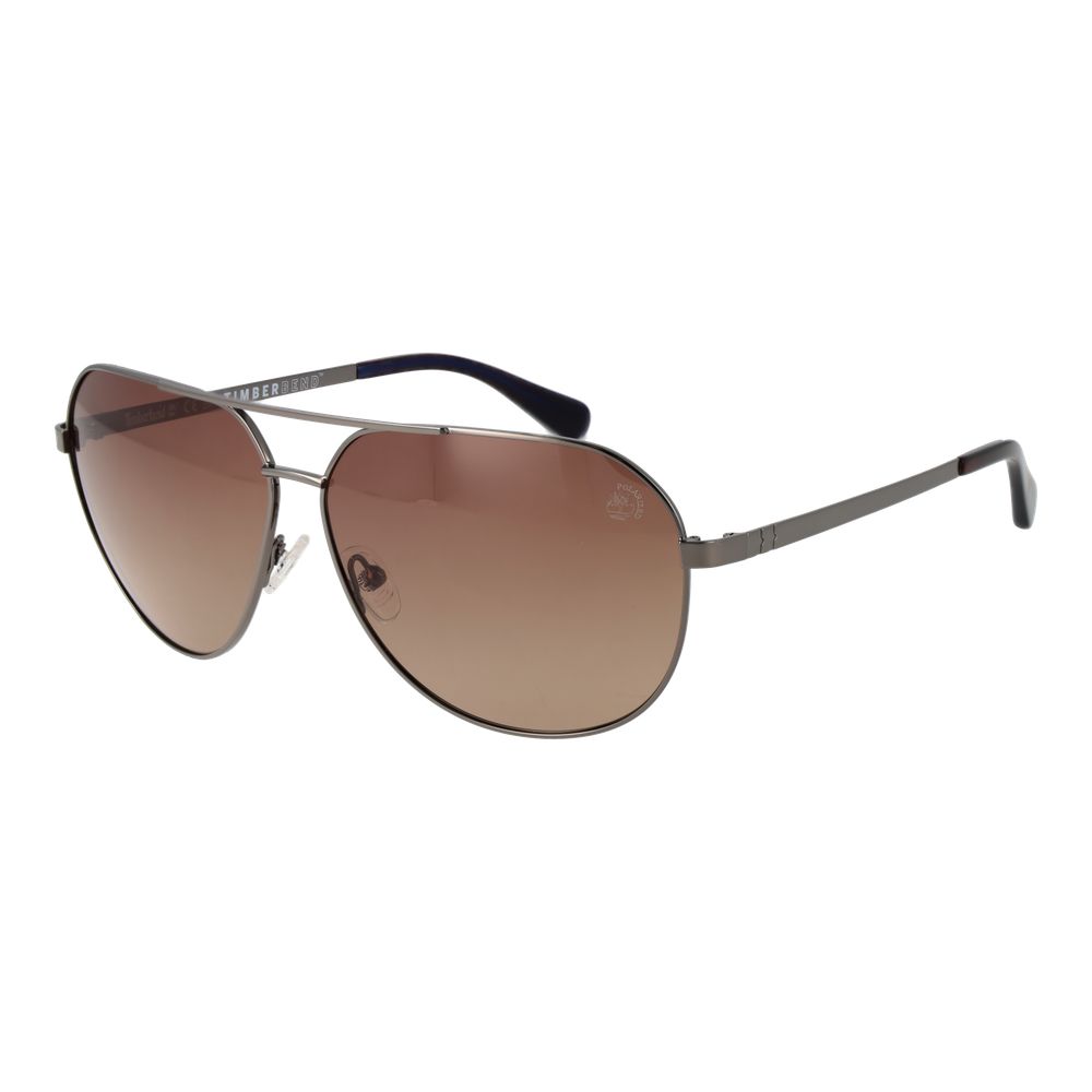 Timberland Gray Metal Men's Sunglasses