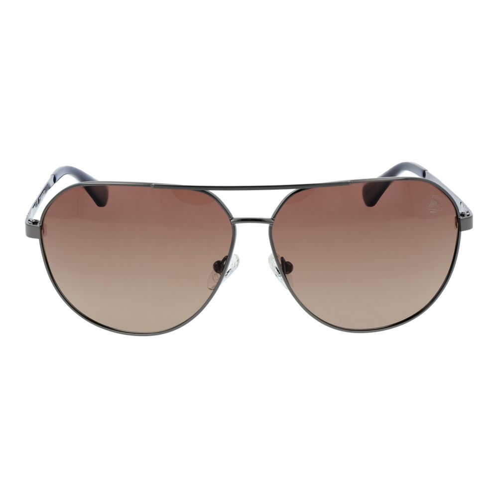 Timberland Gray Metal Men's Sunglasses
