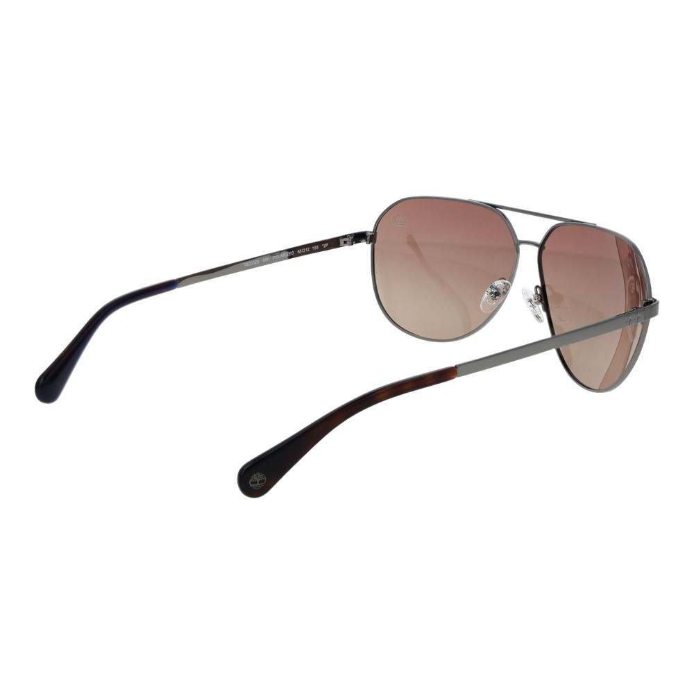 Timberland Gray Metal Men's Sunglasses