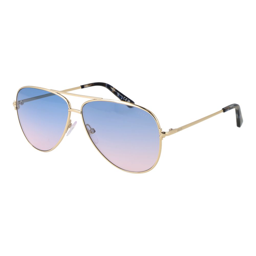 Emilio Pucci Gold Metal Women's Sunglasses