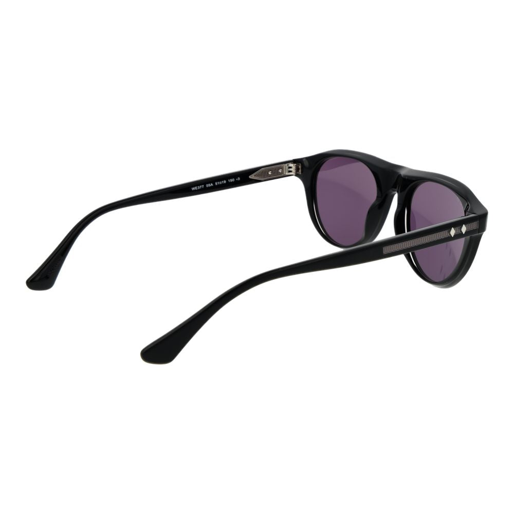 Web Black Plastic Men's Sunglasses