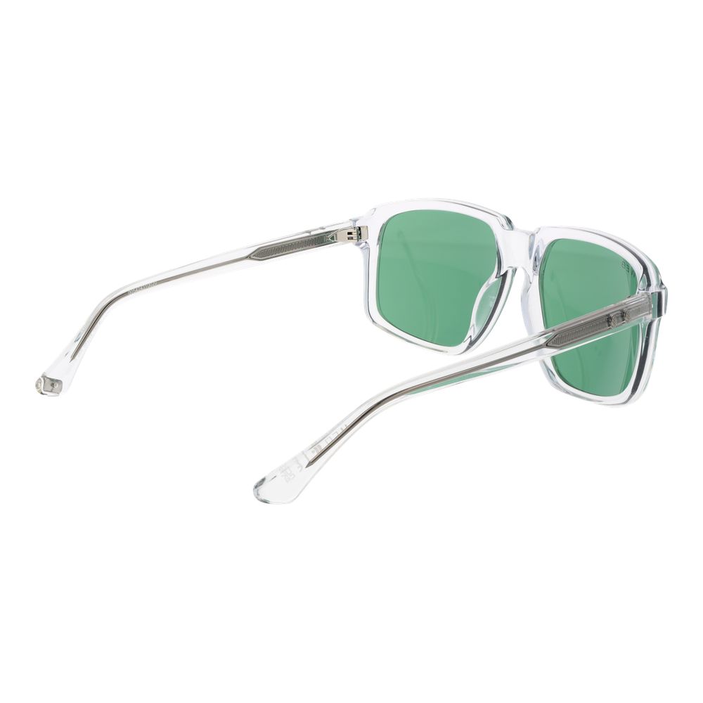 Web Transparent Plastic Men's Sunglasses