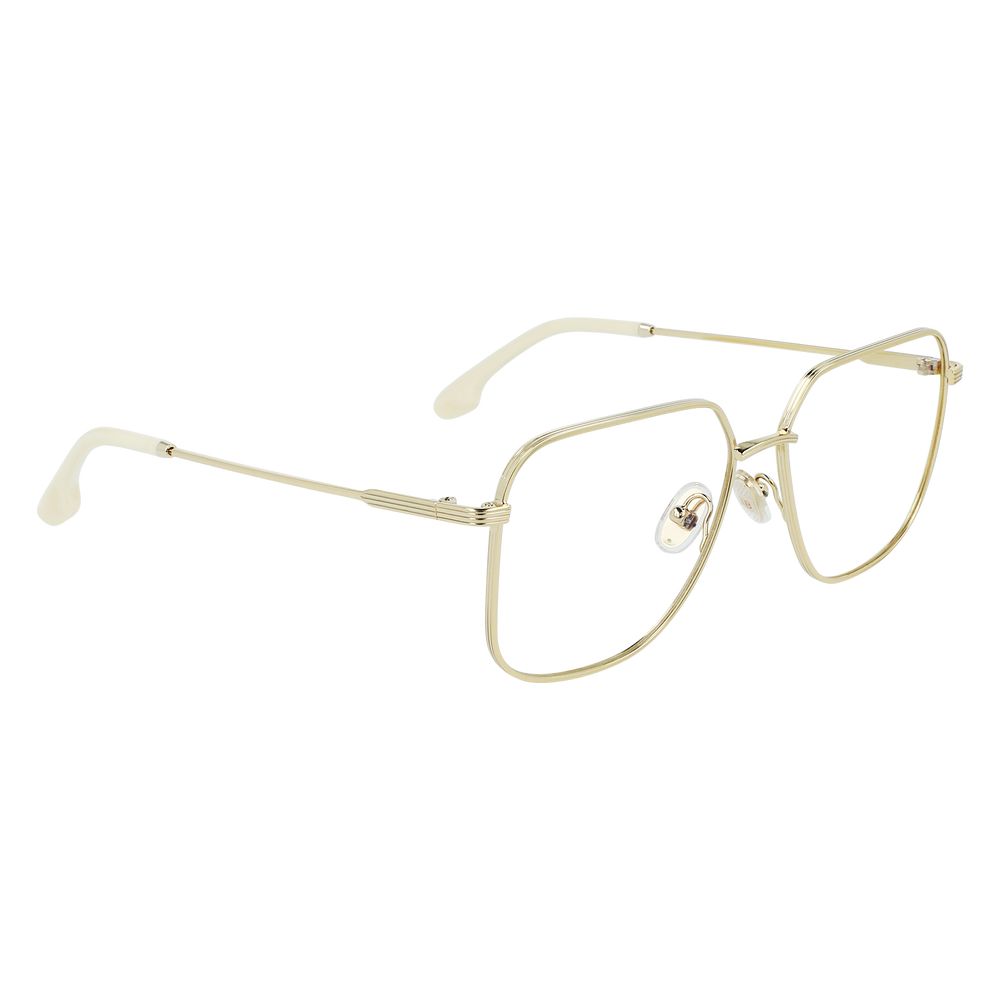 Victoria Beckham Gold Metal Glasses Women's (Frames)