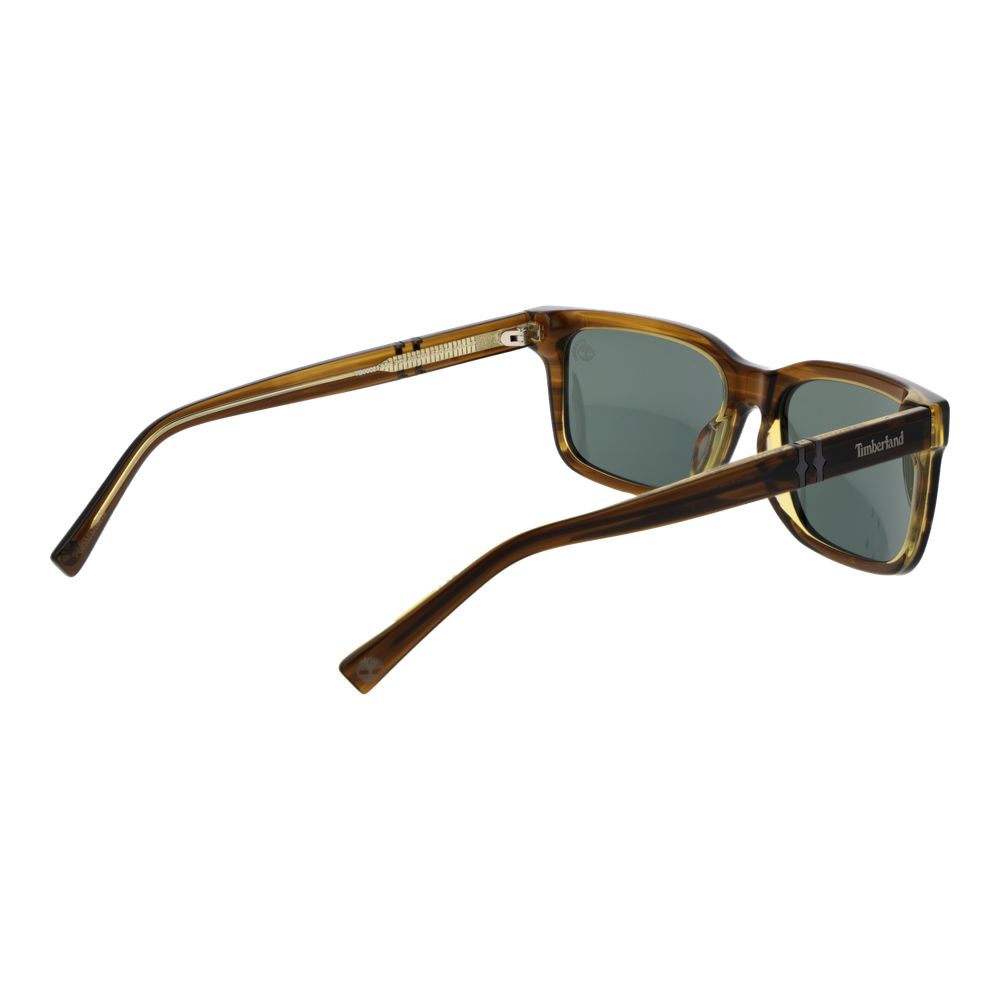 Timberland Brown Plastic Men's Sunglasses