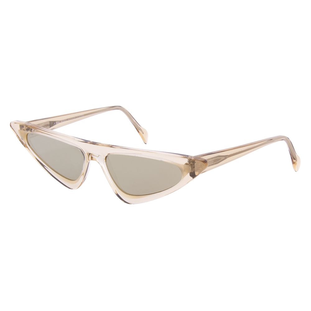 Andy Wolf Beige Acetate Women's Sunglasses