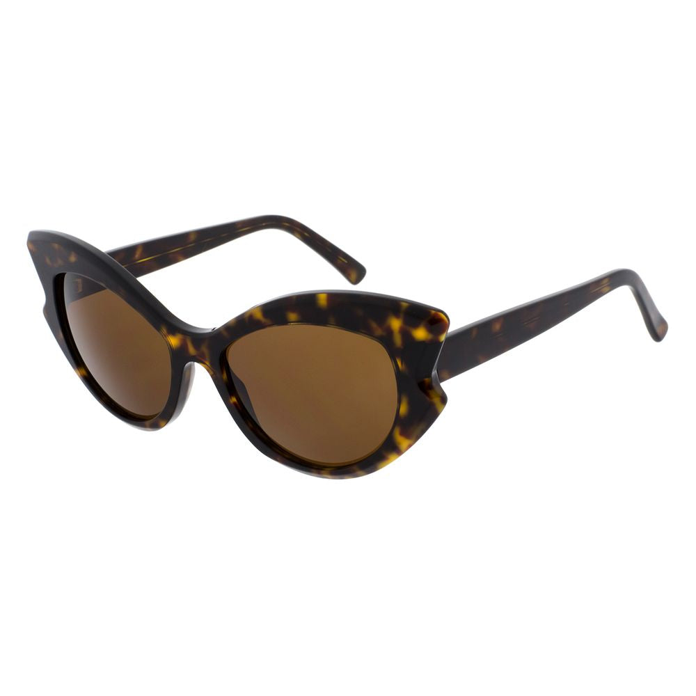 Andy Wolf Brown Acetate Women's Sunglasses