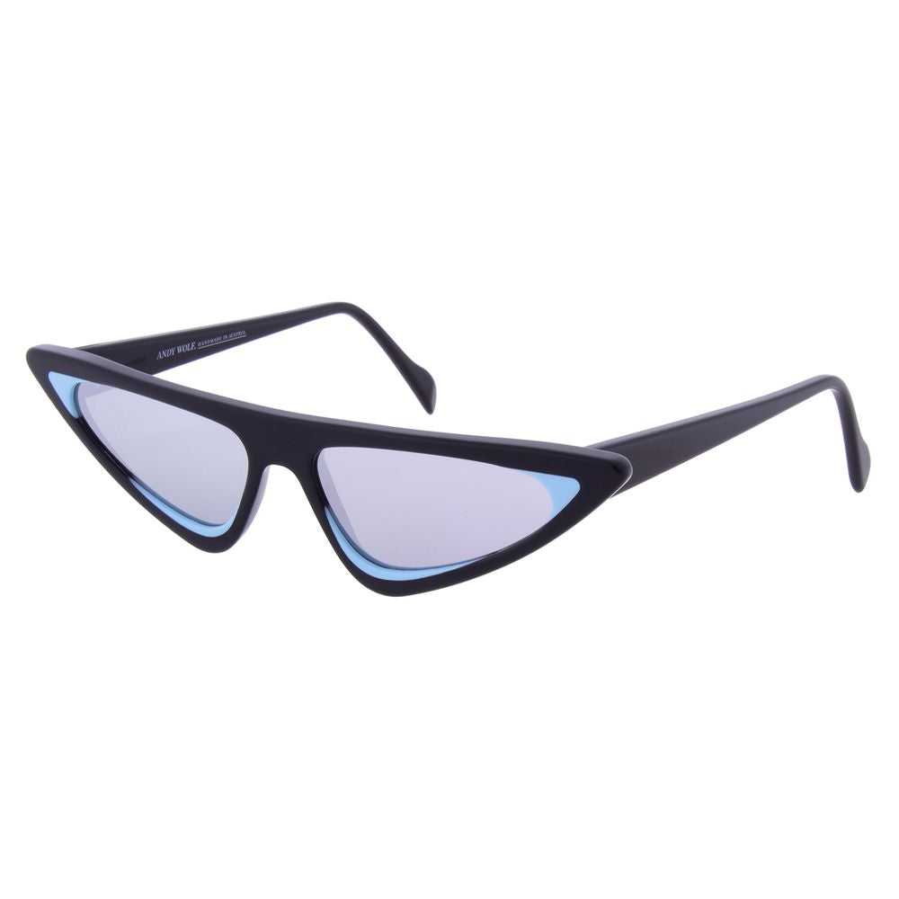 Andy Wolf Black Acetate Women's Sunglasses
