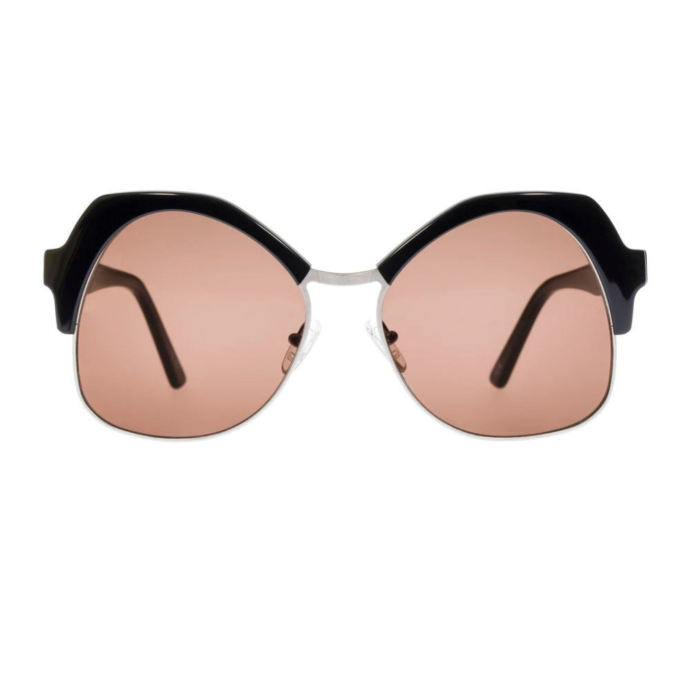Andy Wolf Black Metal & Plastic Women's Sunglasses