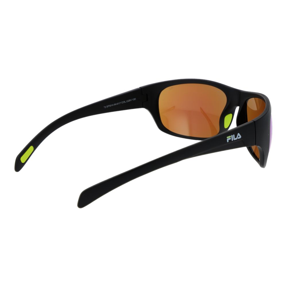 Fila Black Plastic Men's Sunglasses