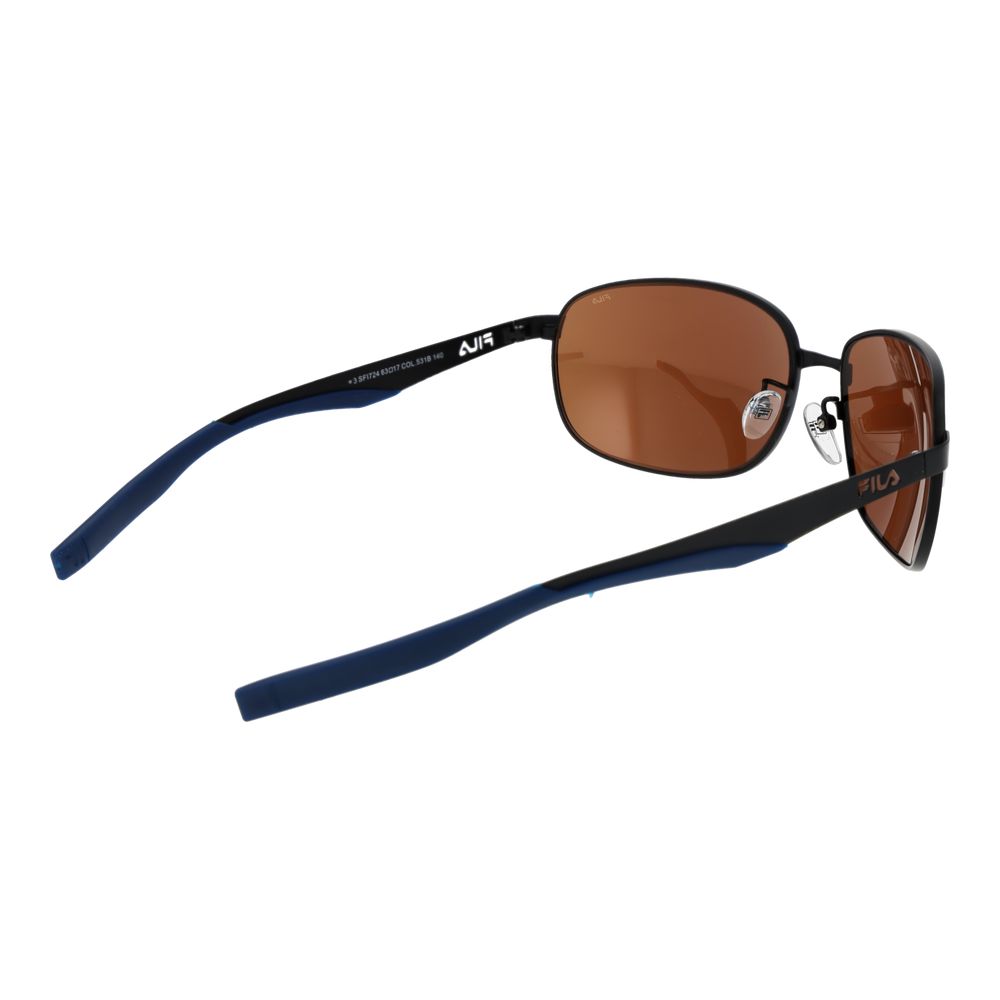 Fila Black Stainless Steel Men's Sunglasses