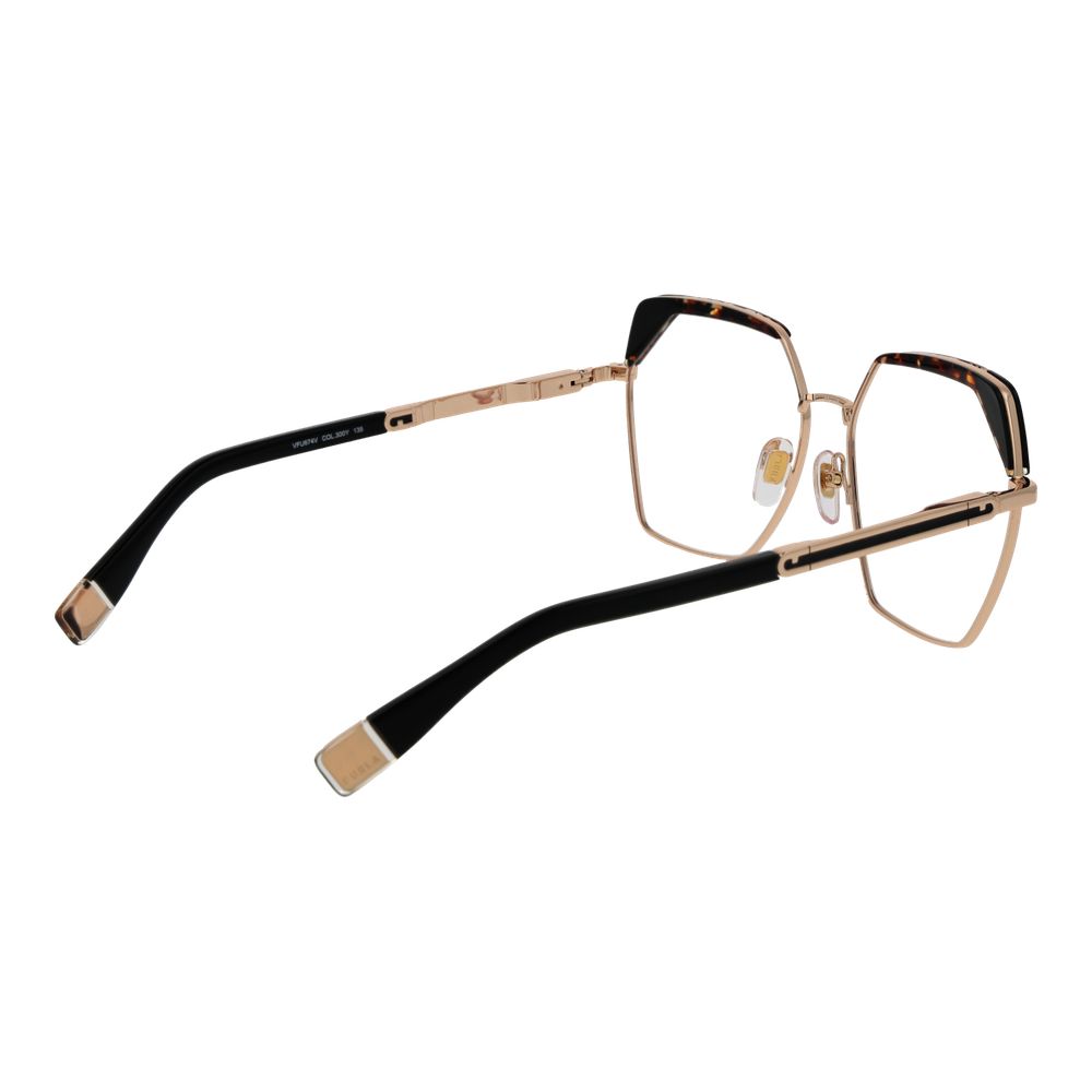 Furla Rose Gold Stainless Steel Glasses Women's (Frames)