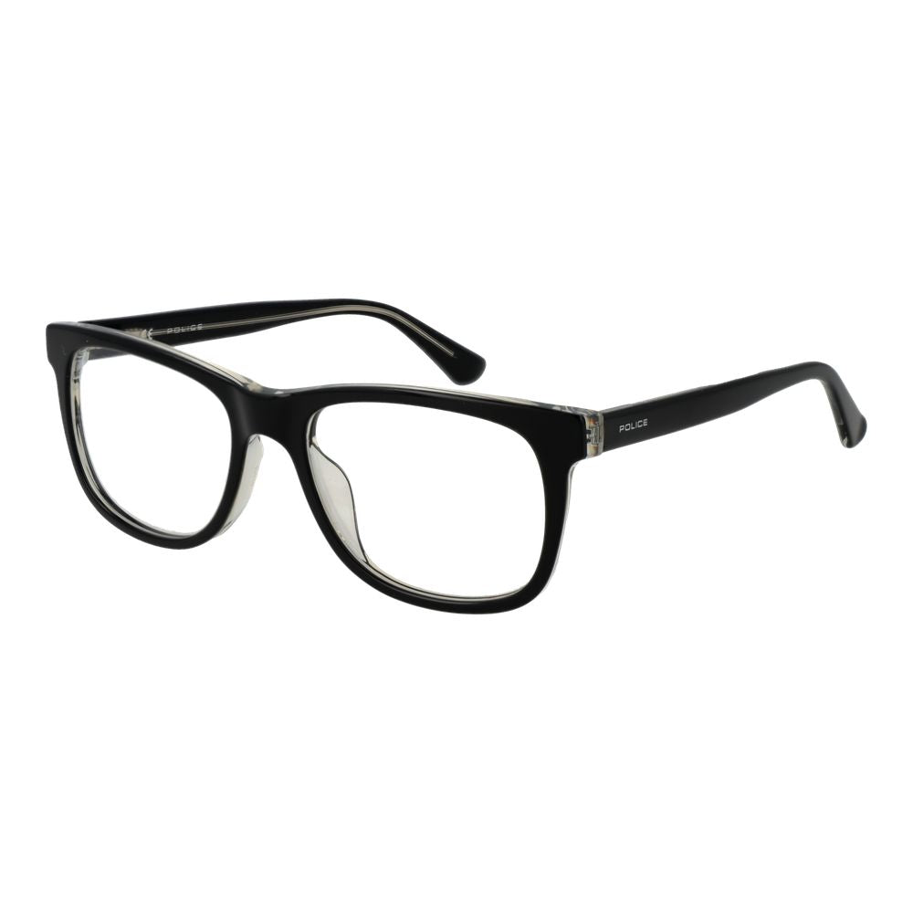 Police Black Cellulose Acetate Glasses Men's (Frames)