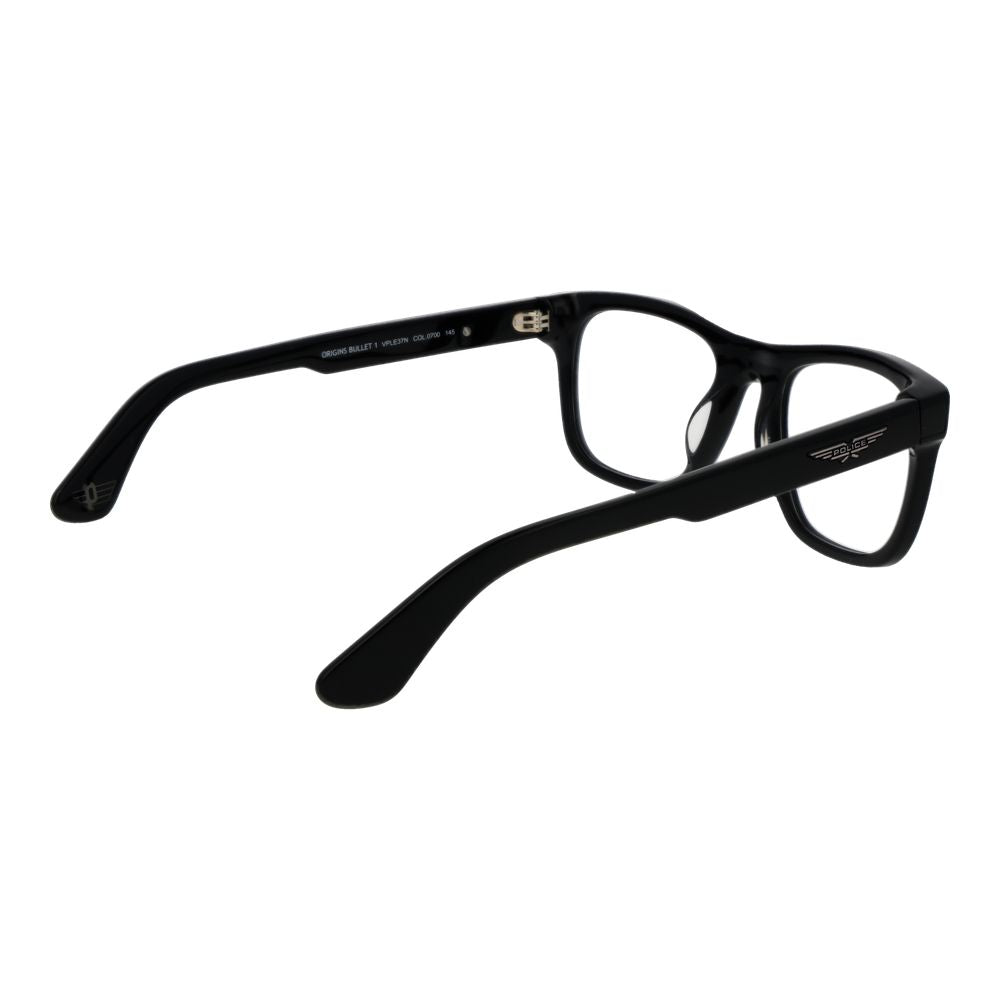 Police Black Cellulose Acetate Glasses Men's (Frames)