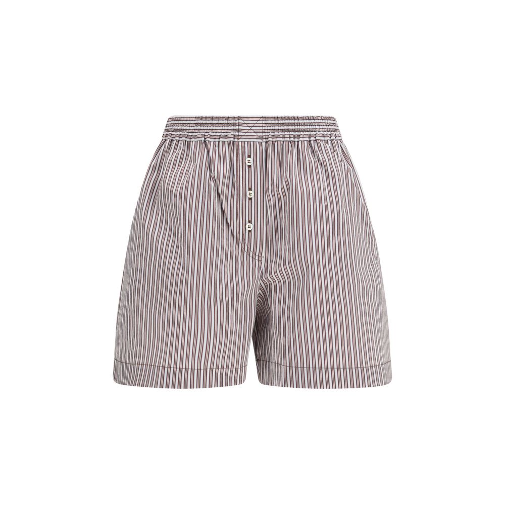 Brunello Cucinelli Multicolor Cotton Bermuda Women's Shorts
