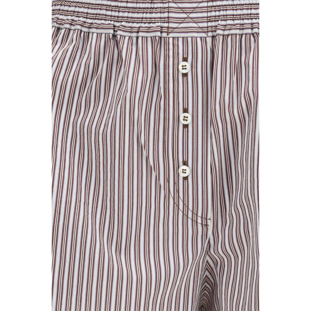 Brunello Cucinelli Multicolor Cotton Bermuda Women's Shorts