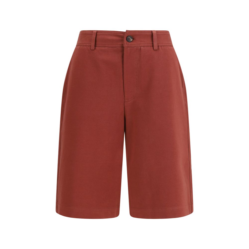 Brunello Cucinelli Multicolor Cotton Bermuda Women's Shorts