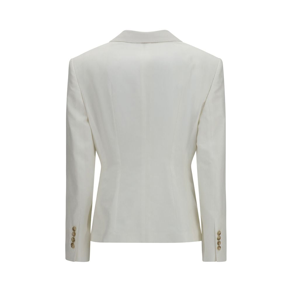 Dolce & Gabbana White Cotton Women's Blazer