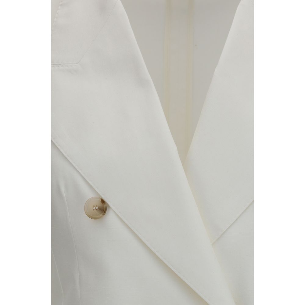 Dolce & Gabbana White Cotton Women's Blazer