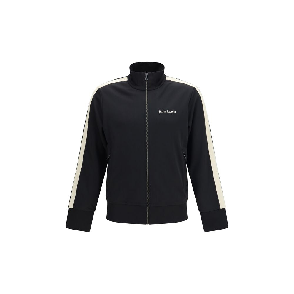 Palm Angels Black Polyester Shell Men's Jacket