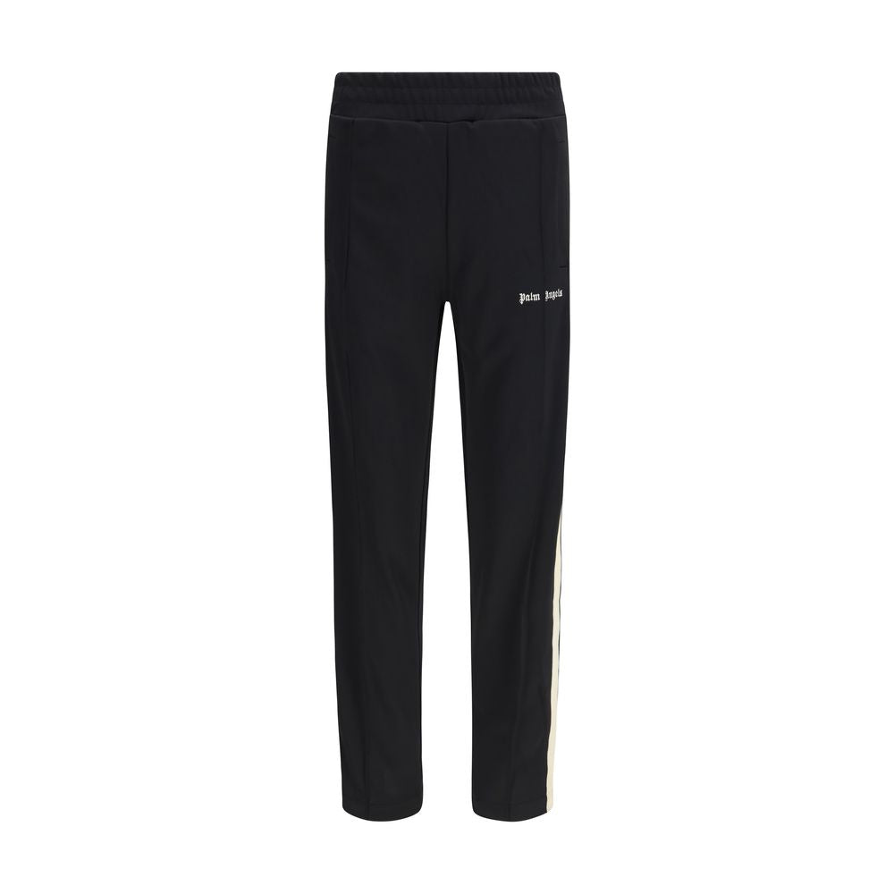 Palm Angels Black Polyester Athletic Men's Pants