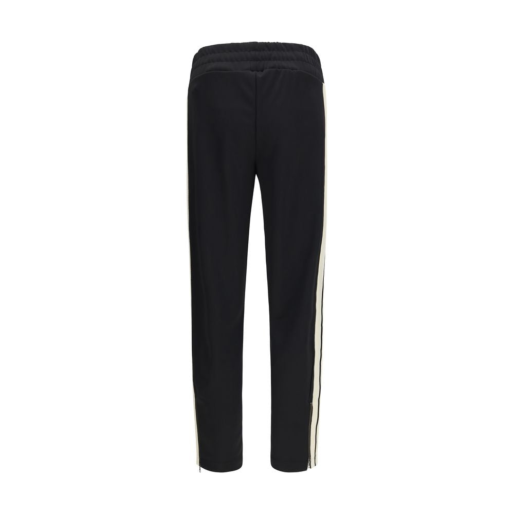Palm Angels Black Polyester Athletic Men's Pants