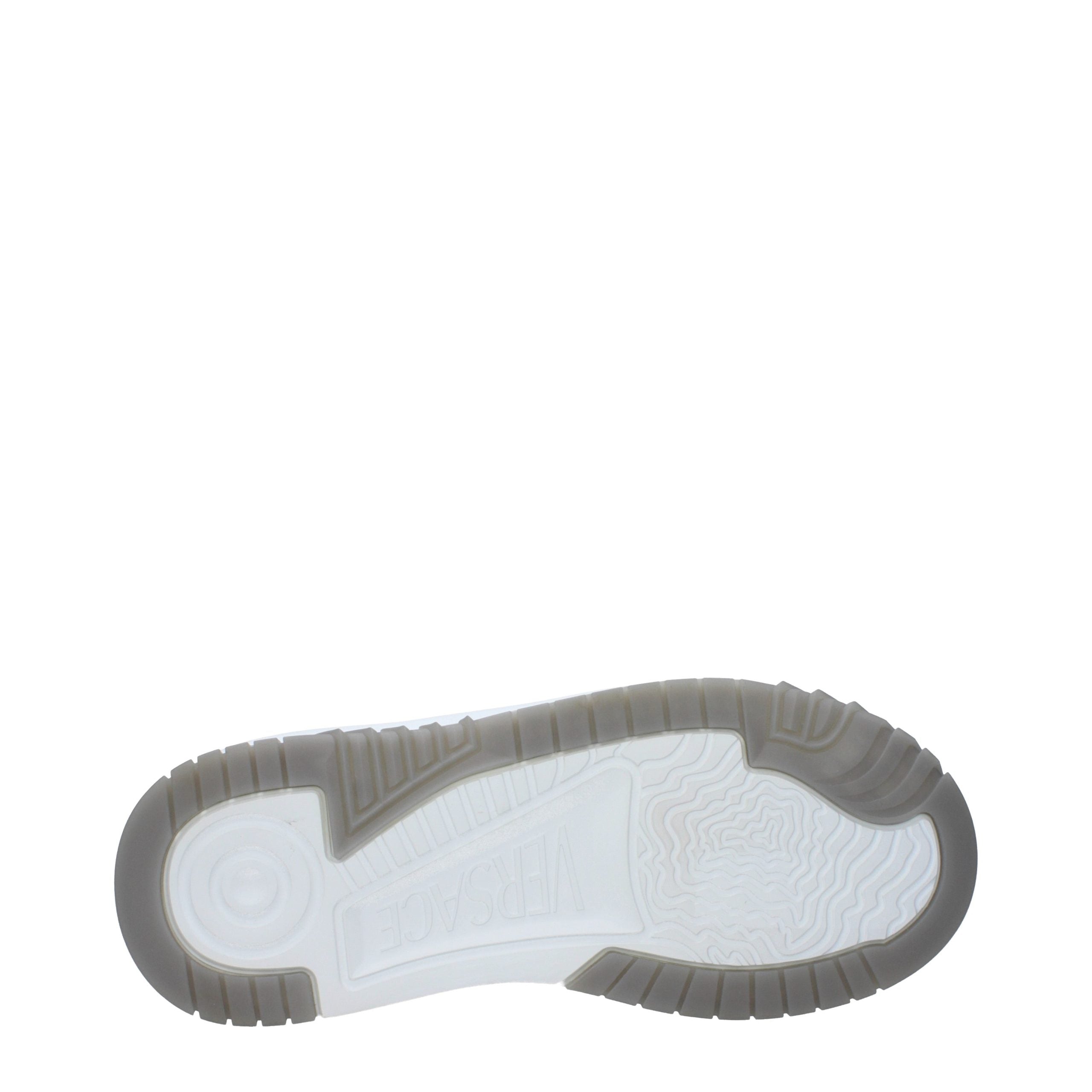 Versace Gray Leather Low Top Men's Sneakers