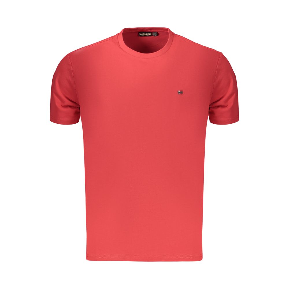 Napapijri Red Cotton Men's Men's T-Shirt