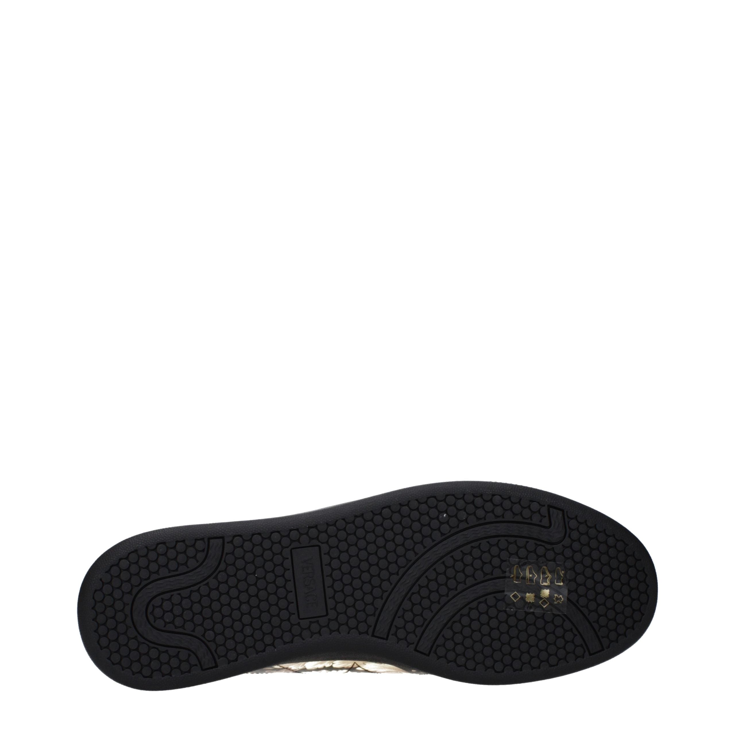 Versace Black Leather Chunky Men's Sneakers
