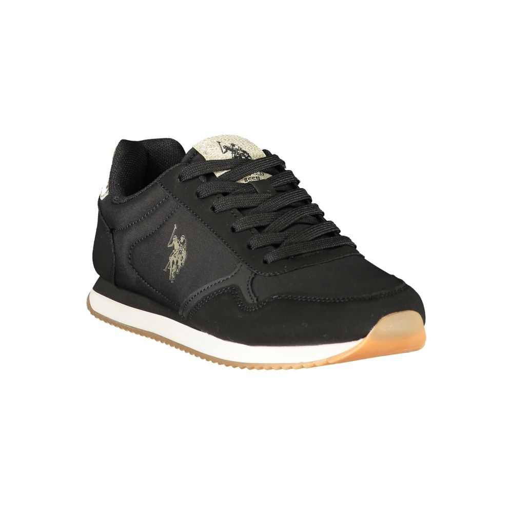 U.S. POLO ASSN. Black Polyurethane Women's Women's Sneaker