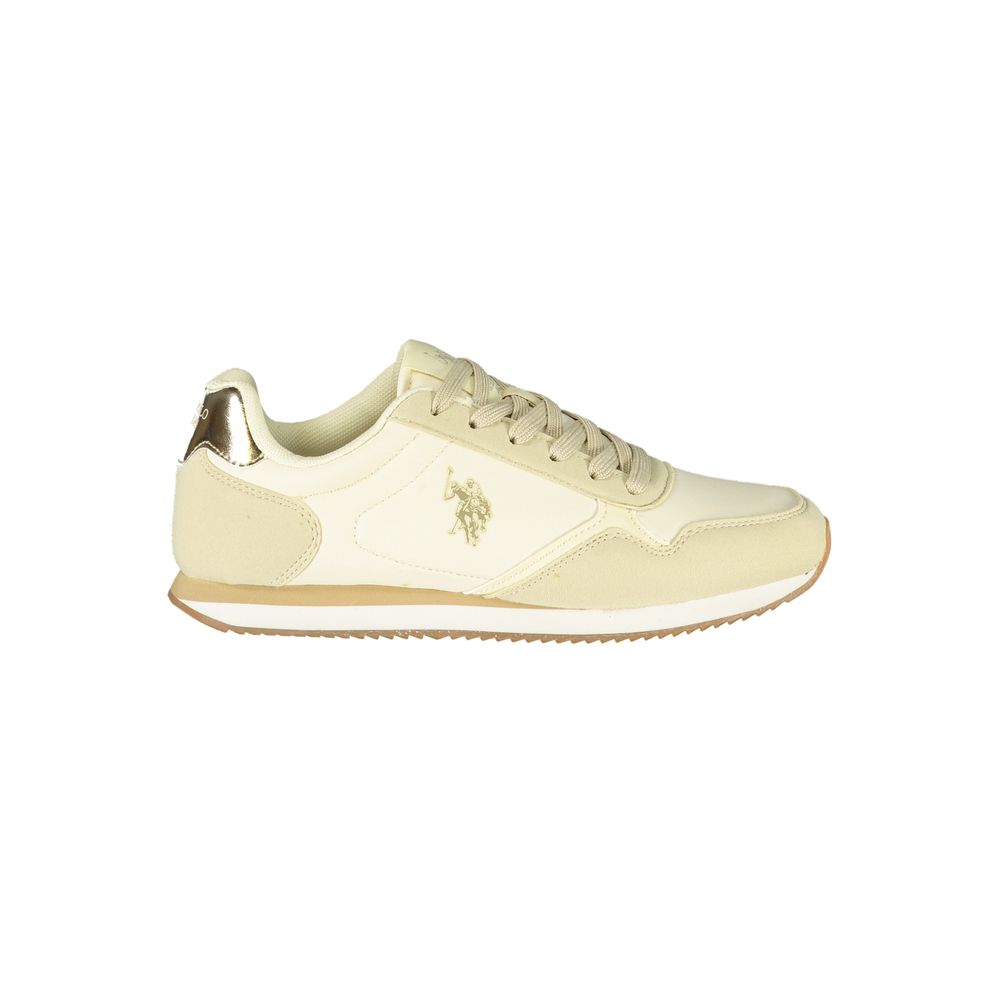 U.S. POLO ASSN. Beige Polyurethane Women's Women's Sneaker