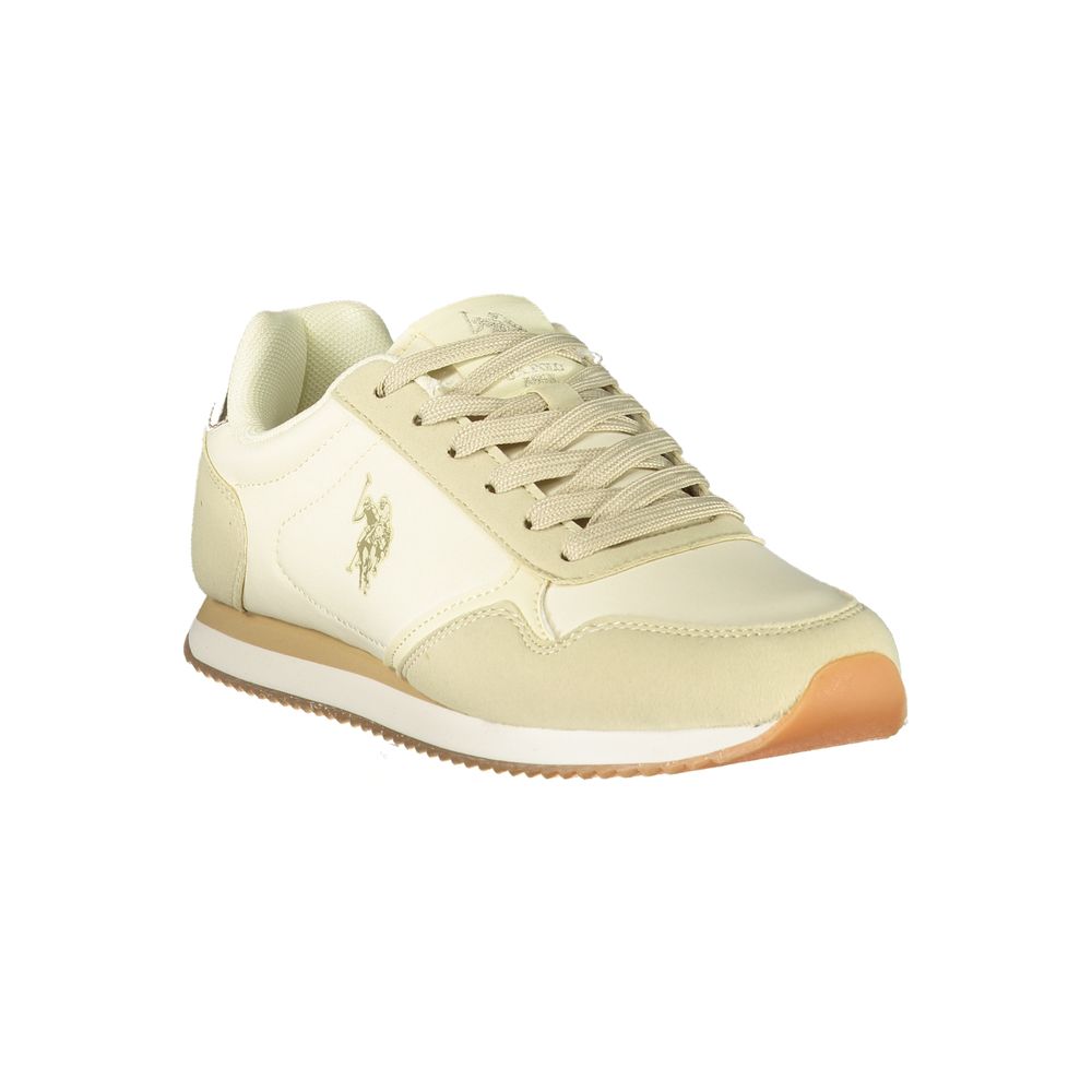 U.S. POLO ASSN. Beige Polyurethane Women's Women's Sneaker