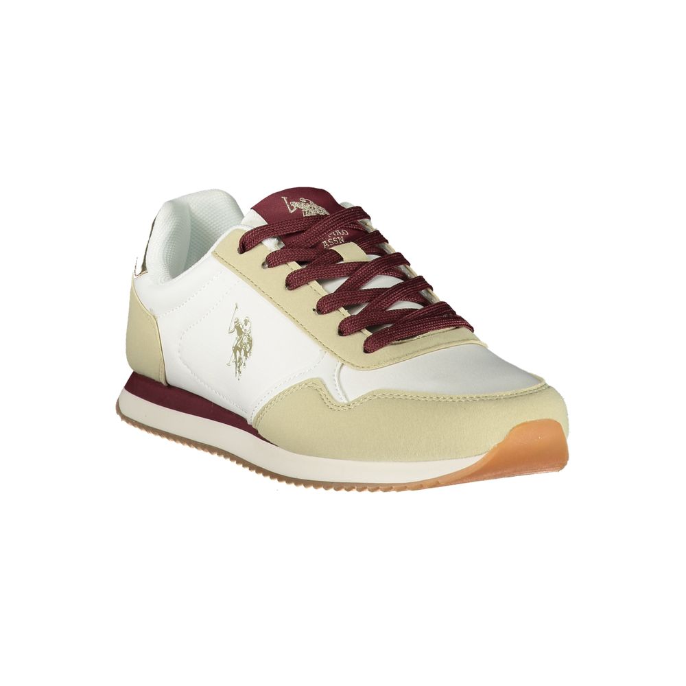 U.S. POLO ASSN. White Polyurethane Women's Women's Sneaker
