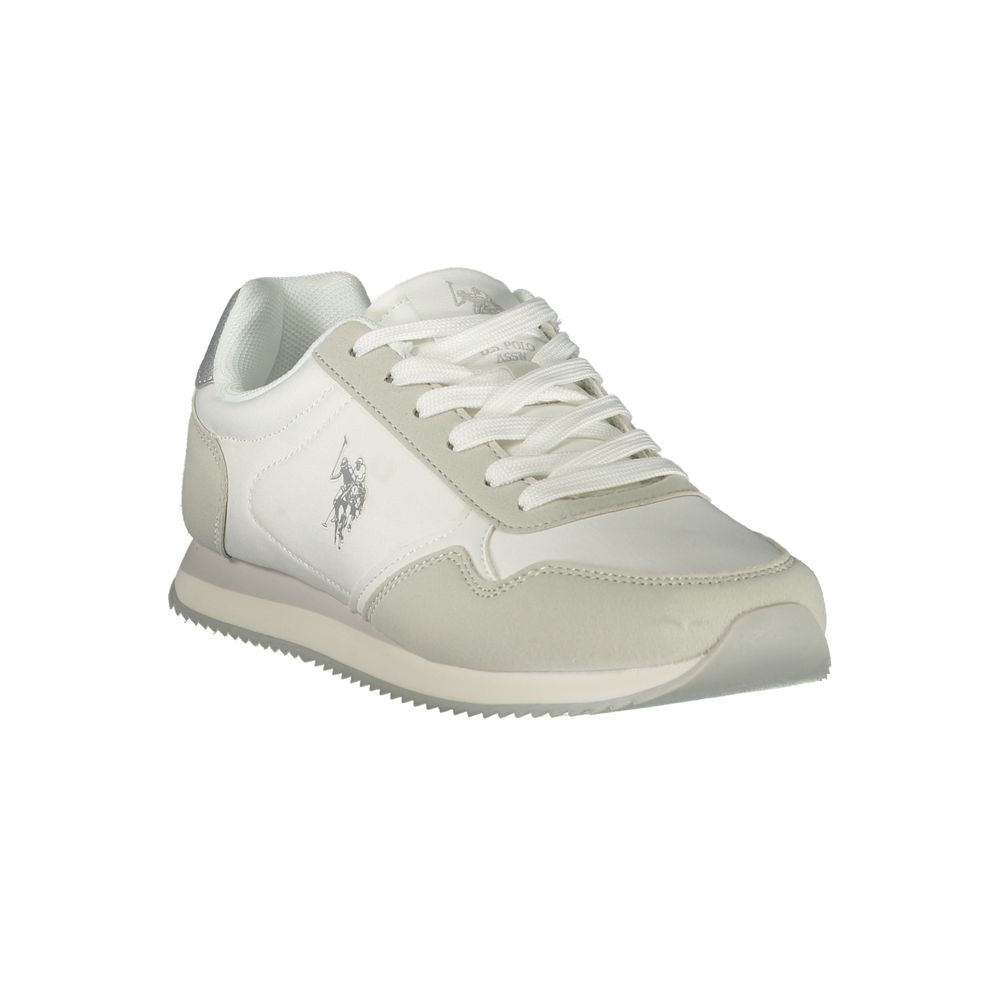 U.S. POLO ASSN. White Polyurethane Women's Women's Sneaker