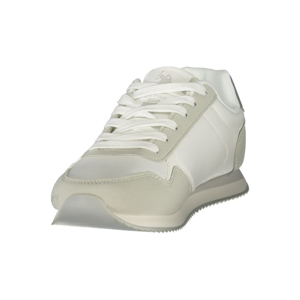 U.S. POLO ASSN. White Polyurethane Women's Women's Sneaker