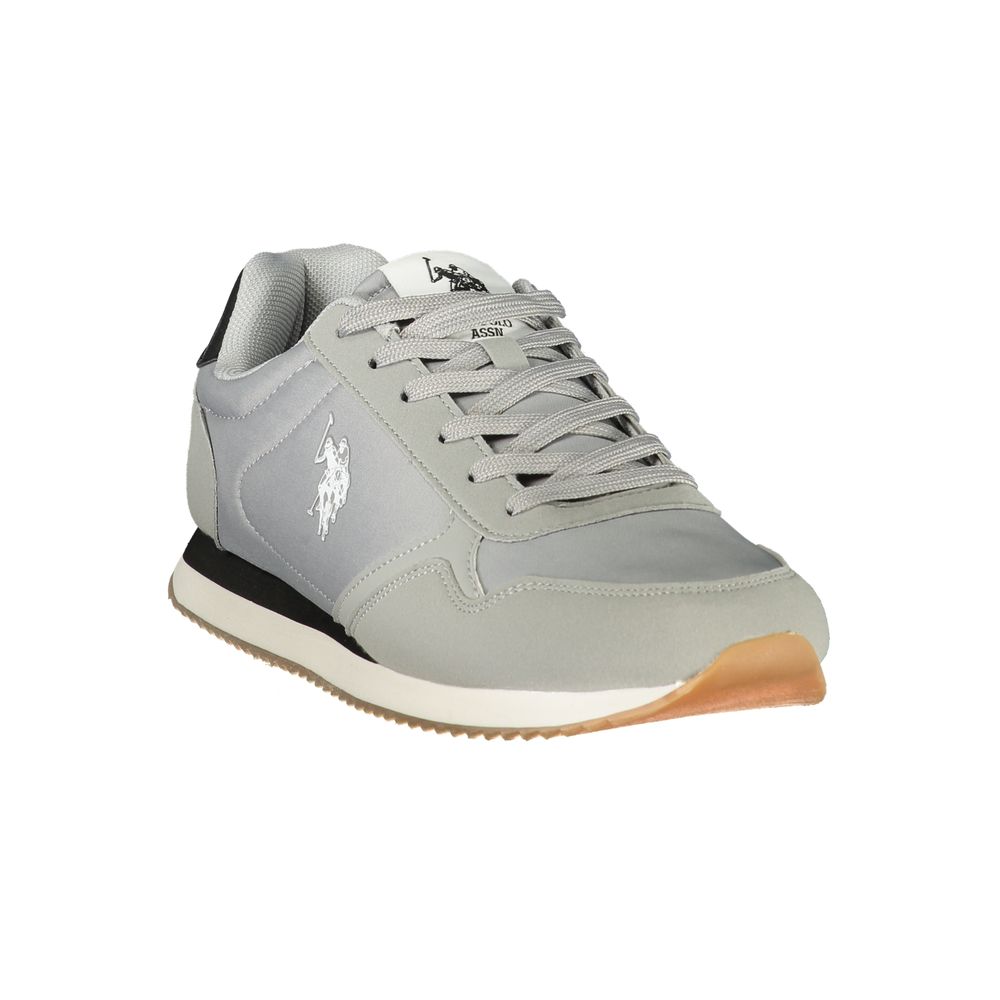 U.S. POLO ASSN. Gray Polyurethane Men's Men's Sneaker