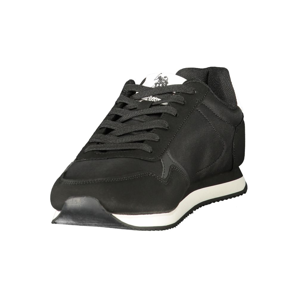 U.S. POLO ASSN. Black Polyurethane Men's Men's Sneaker