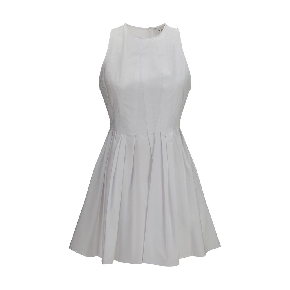 Max Mara White Cotton Casual Women's Dress