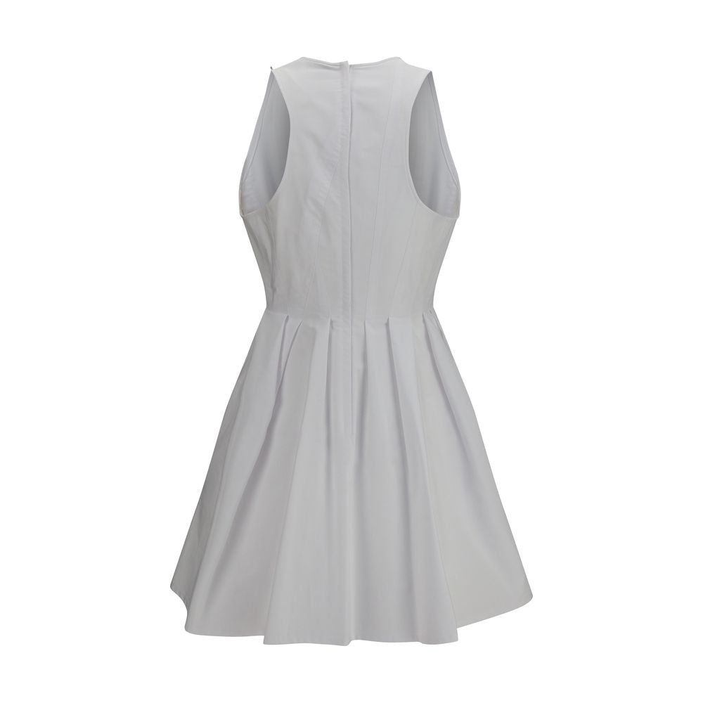 Max Mara White Cotton Casual Women's Dress