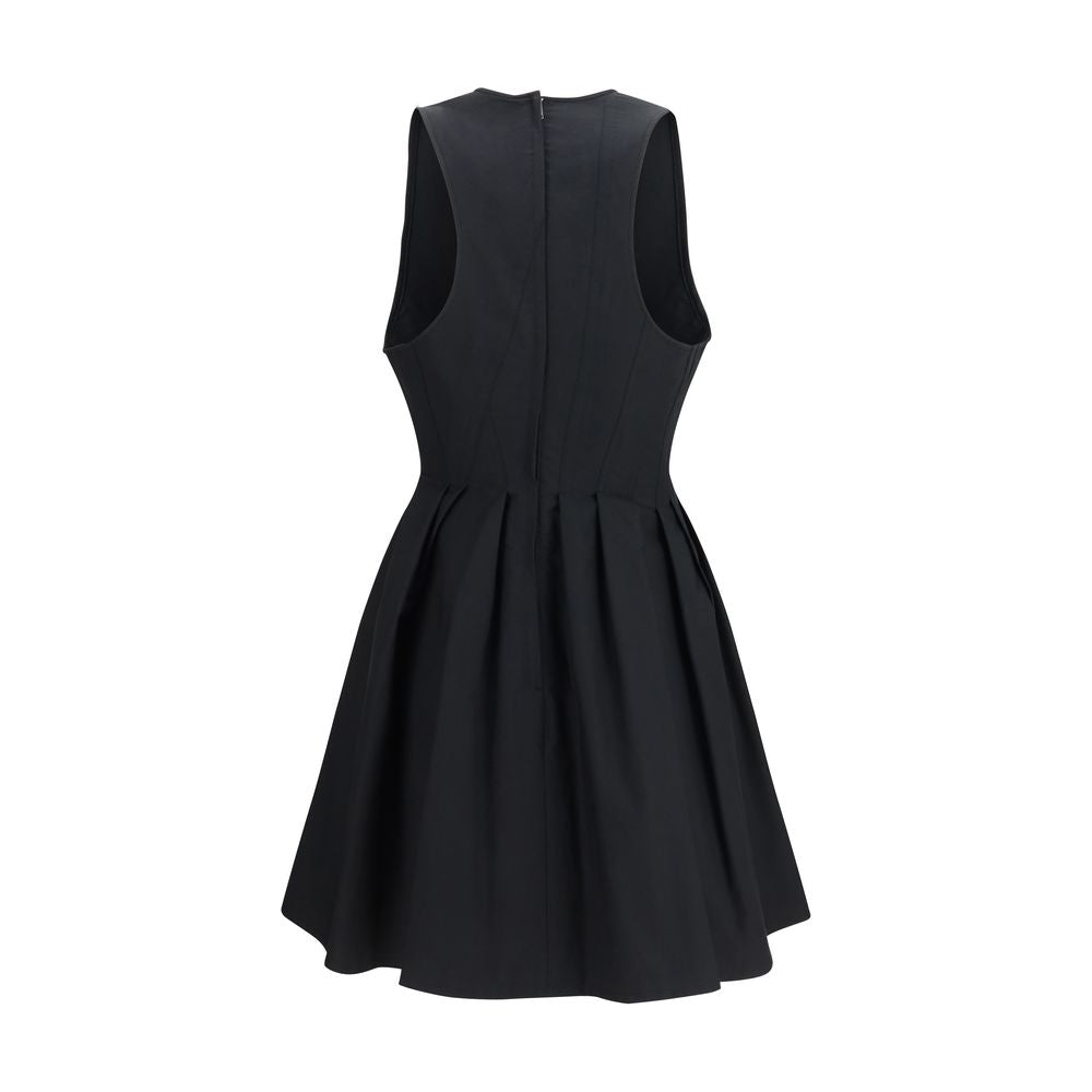 Max Mara Black Cotton Casual Women's Dress