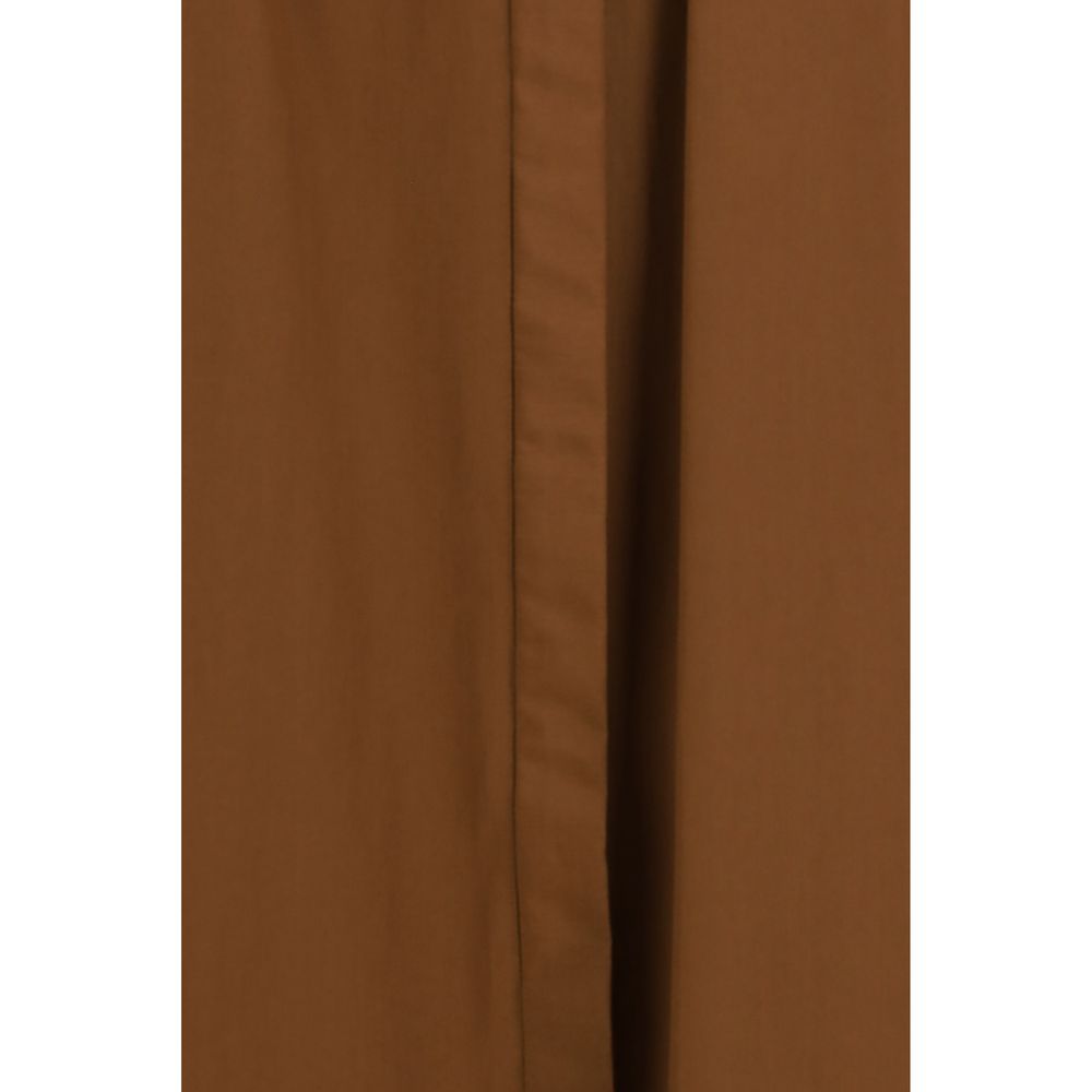 Max Mara Brown Cotton Casual Women's Dress