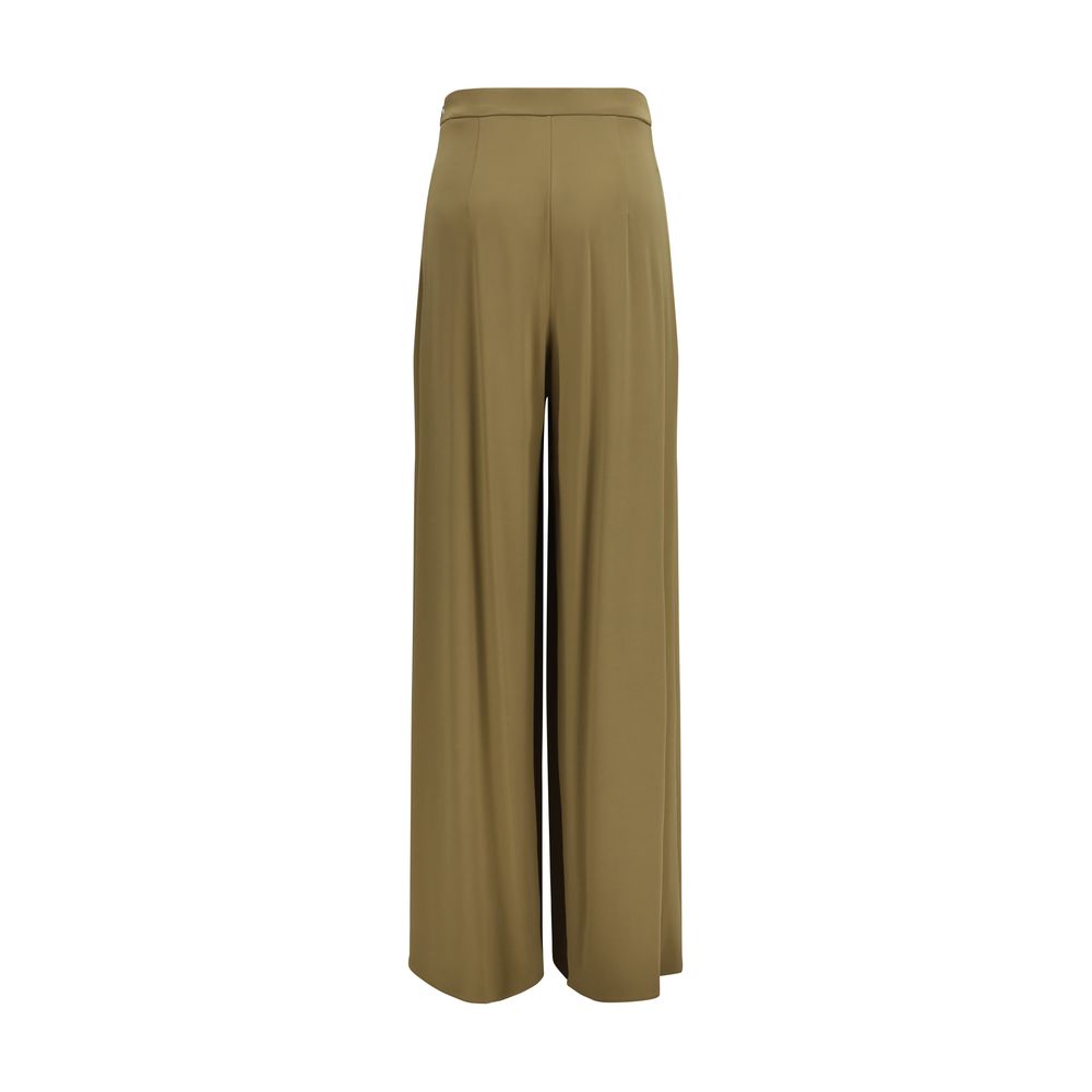 Max Mara Pure Bicolor Viscose Casual Women's Pants