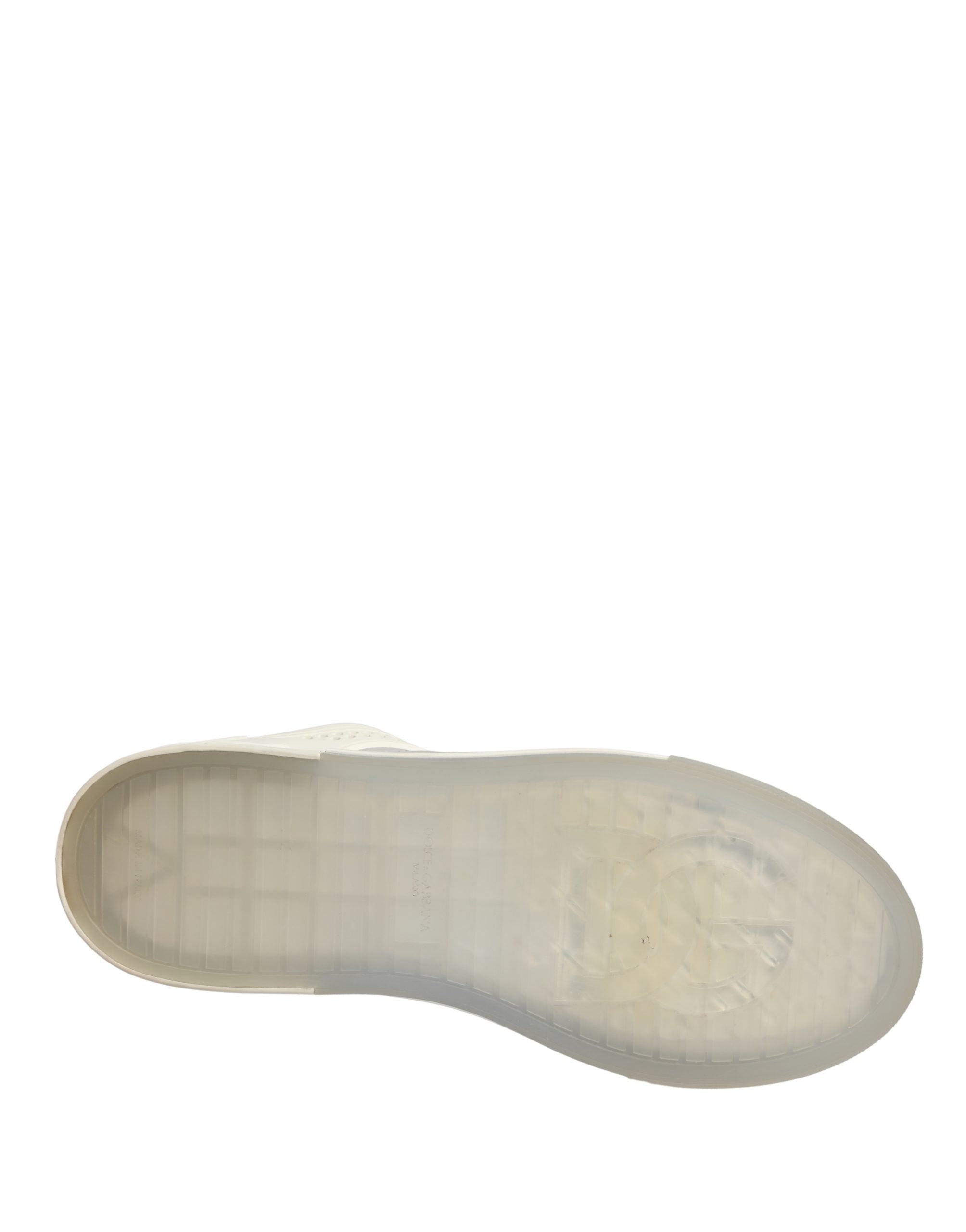 Dolce & Gabbana White Low Top Custom 2.Zero Sneakers Men's Shoes (Pre-Owned)