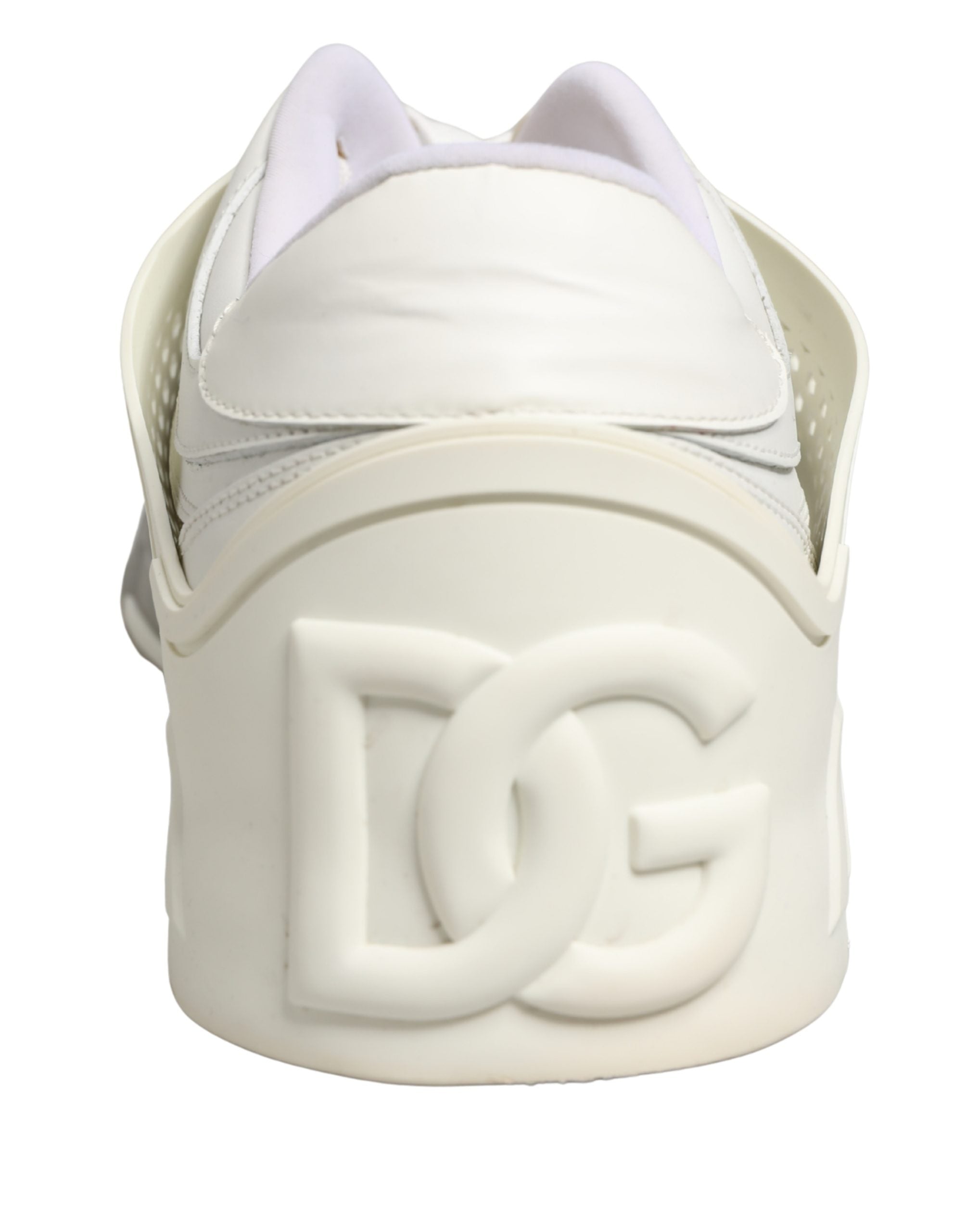 Dolce & Gabbana White Low Top Custom 2.Zero Sneakers Men's Shoes (Pre-Owned)