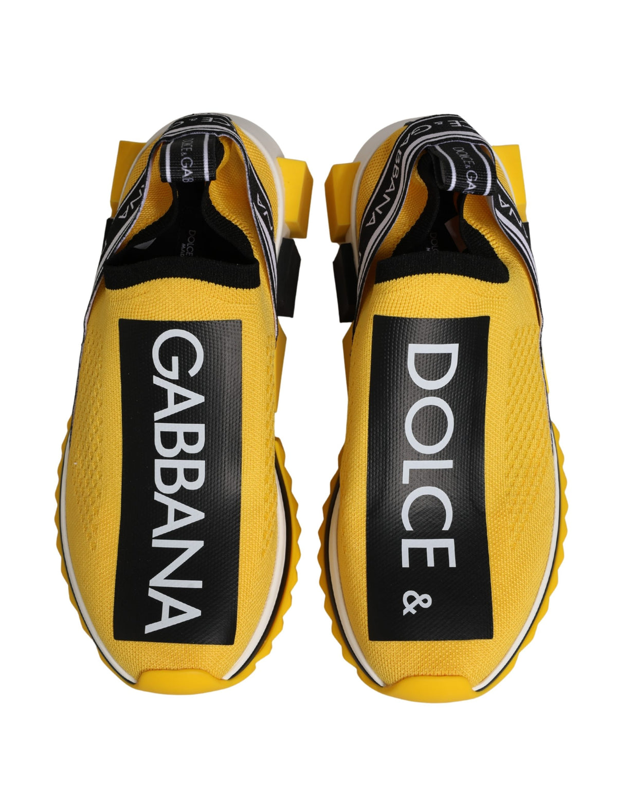 Dolce & Gabbana Yellow Sorrento SlipOn Low Top Sneakers Women's Shoes (Pre-Owned)